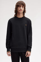 Cargar imagen en el visor de la galería, SUDADERA C.REDONDO NEGRA
