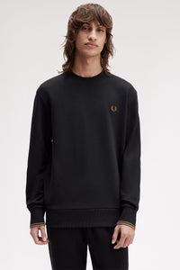 SUDADERA C.REDONDO NEGRA