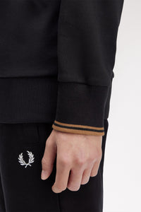 SUDADERA C.REDONDO NEGRA