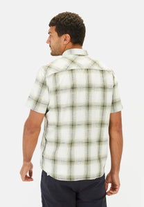 CAMISA MC CUADROS VERDES MENTA