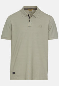 POLO MC MEZCA ALGODÓN VERDE