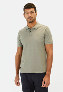 POLO MC MEZCA ALGODÓN VERDE