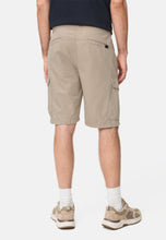 Cargar imagen en el visor de la galería, BERMUDA LINO ALGODON CARGO BEIGE
