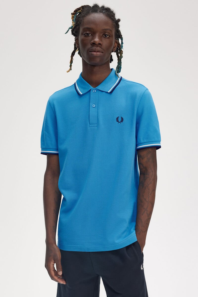 POLO FRED PERRY AZULON/MARINO/BLANCO