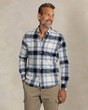 Cargar imagen en el visor de la galería, CAMISA ALG CUADROS CRUD MARINO
