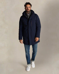 PARKA CON CAPUCHA MARINO