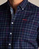 Cargar imagen en el visor de la galería, CAMISA CUADROS MARINO
