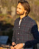 CAMISA CUADROS MARINO