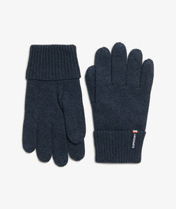 GUANTES DE PUNTO AZULES