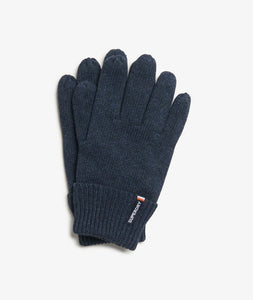GUANTES DE PUNTO AZULES