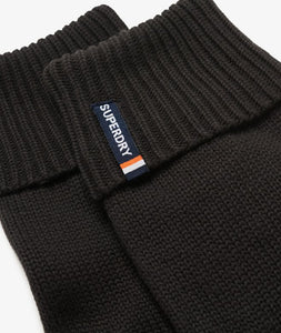 GUANTES DE PUNTO NEGRO