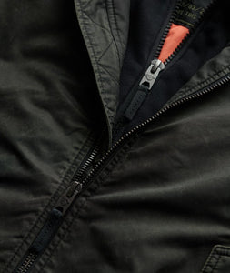CAZADORA BOMBER VERDE OSCURO