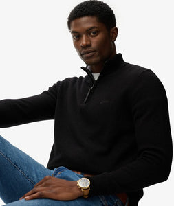JERSEY MEDIA CREMALLERA NEGRO