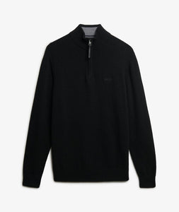 JERSEY MEDIA CREMALLERA NEGRO