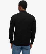 Cargar imagen en el visor de la galería, JERSEY MEDIA CREMALLERA NEGRO

