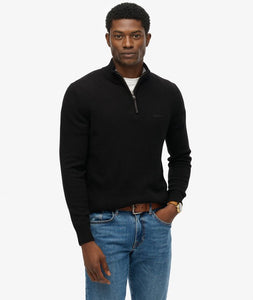 JERSEY MEDIA CREMALLERA NEGRO