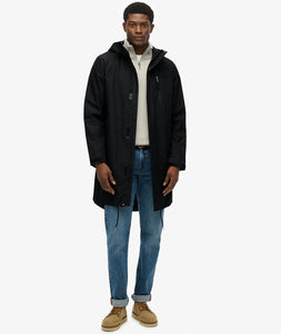 PARKA CON CAPUCHA NEGRA